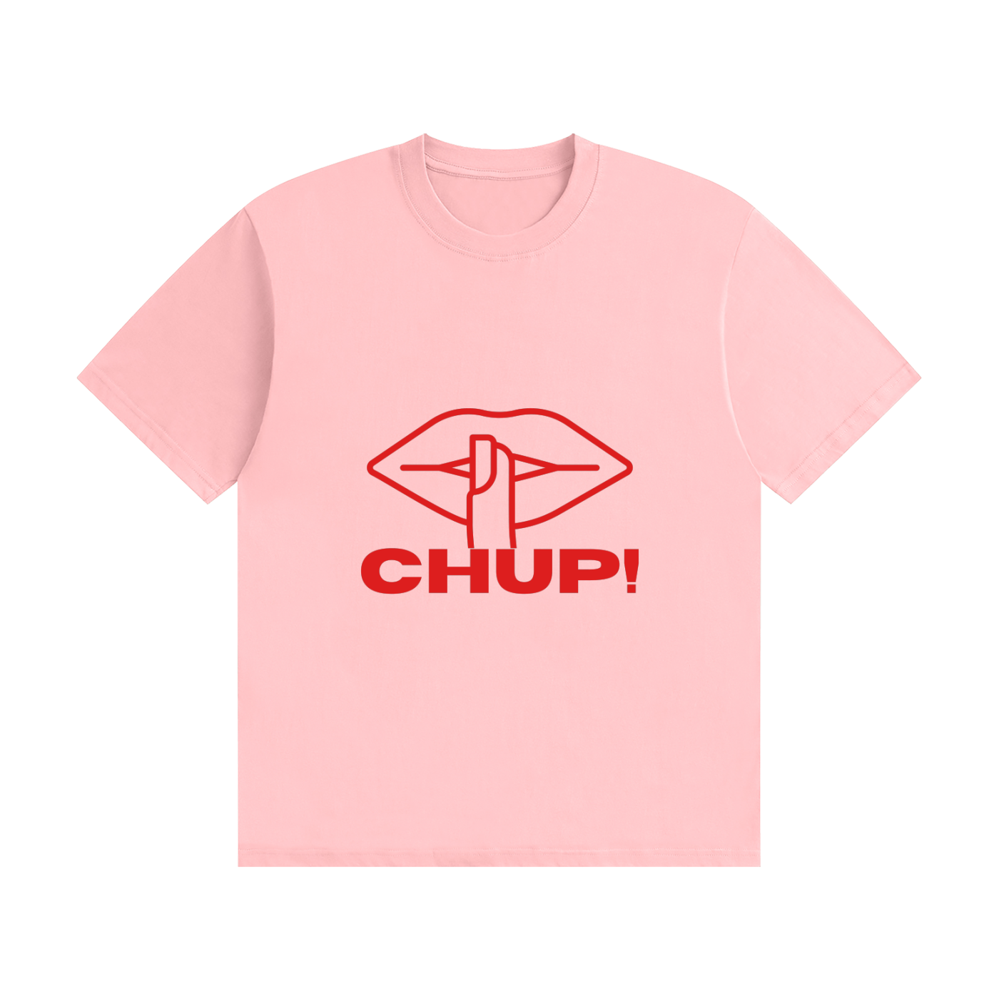 'Chup' Quiet Unisex Seamless Cotton T-Shirt