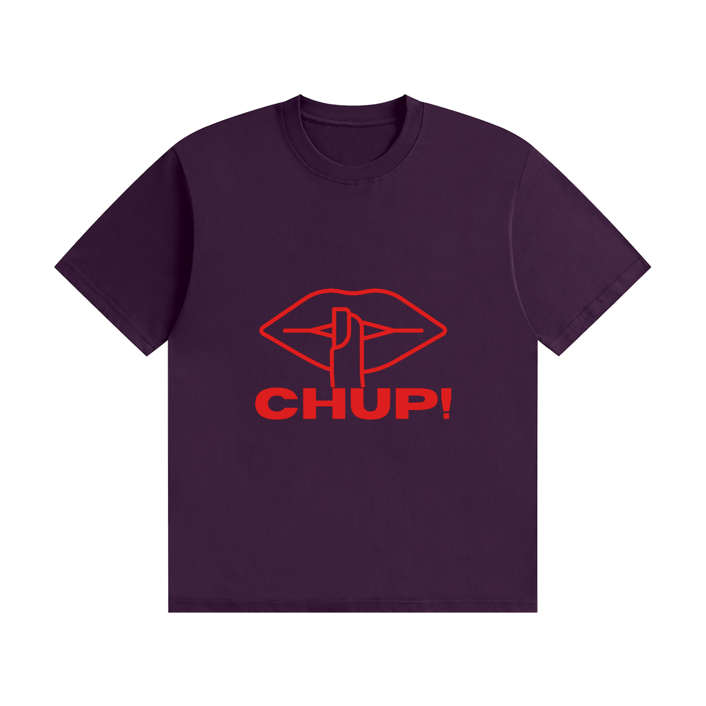 'Chup' Quiet Unisex Seamless Cotton T-Shirt