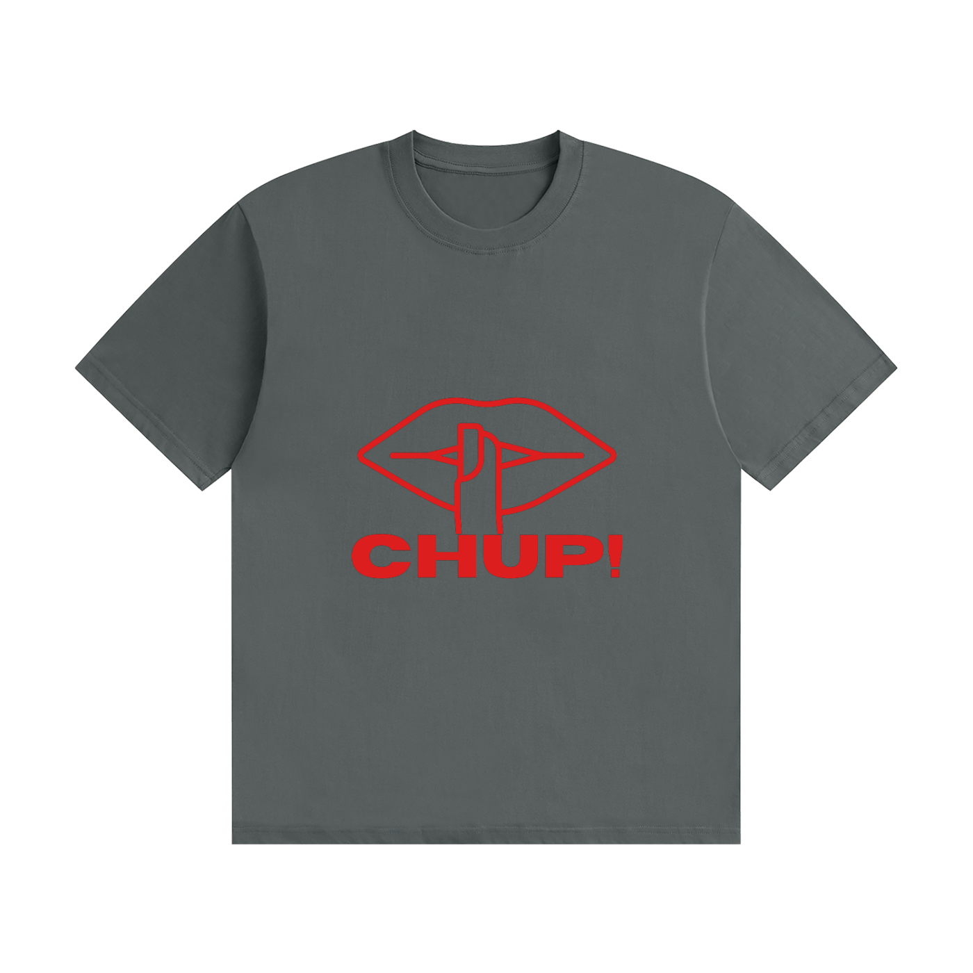 'Chup' Quiet Unisex Seamless Cotton T-Shirt