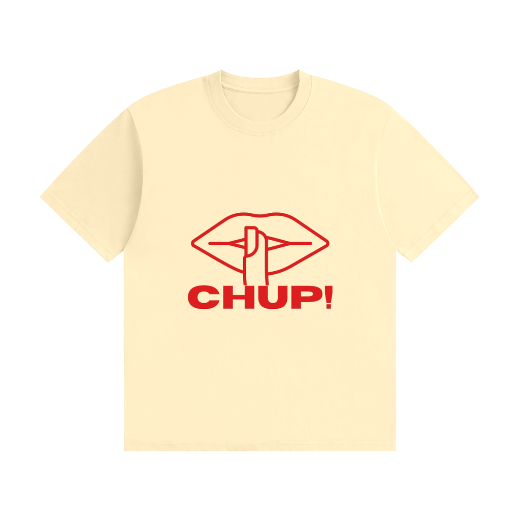 'Chup' Quiet Unisex Seamless Cotton T-Shirt